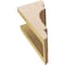 Ekena Millwork 5"W x 5"D x 10"H Wide New Brighton Rough Cedar Woodgrain TimberThane Corbel, Primed Tan CORUR05X05X10NEBRCPR - alternate 2